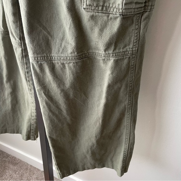 H&M Baggy Cargo Pants High Rise Green Size 10 - Picture 4 of 7